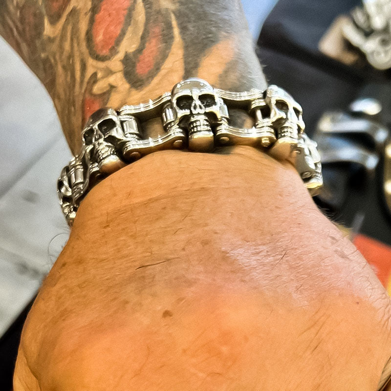 Circle of Skulls Bracelet