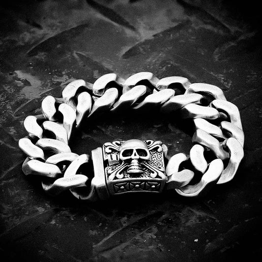 Vintage Skull Chain Bracelet