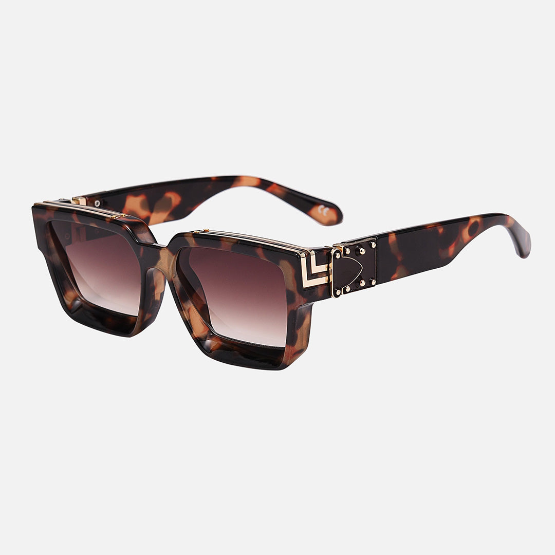 Square Oversized Millionaire Vintage Sunglasses