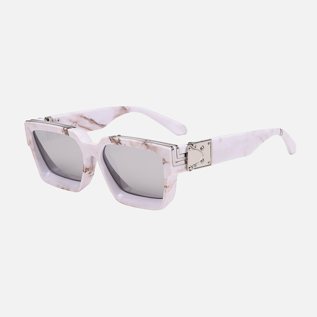 Square Oversized Millionaire Vintage Sunglasses