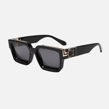 Square Oversized Millionaire Vintage Sunglasses