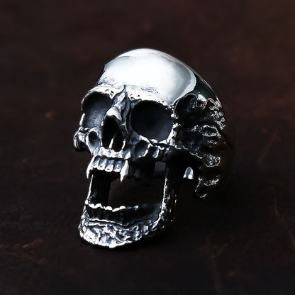 Heavy Metal Zombie Vampire Skull Ring