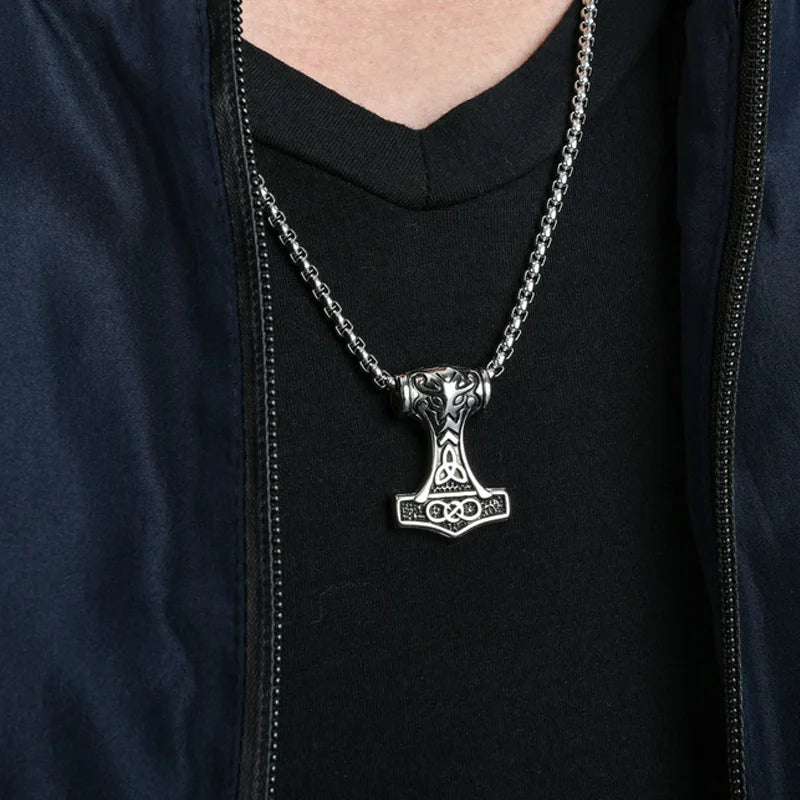 Thor’s Hammer Viking Necklace