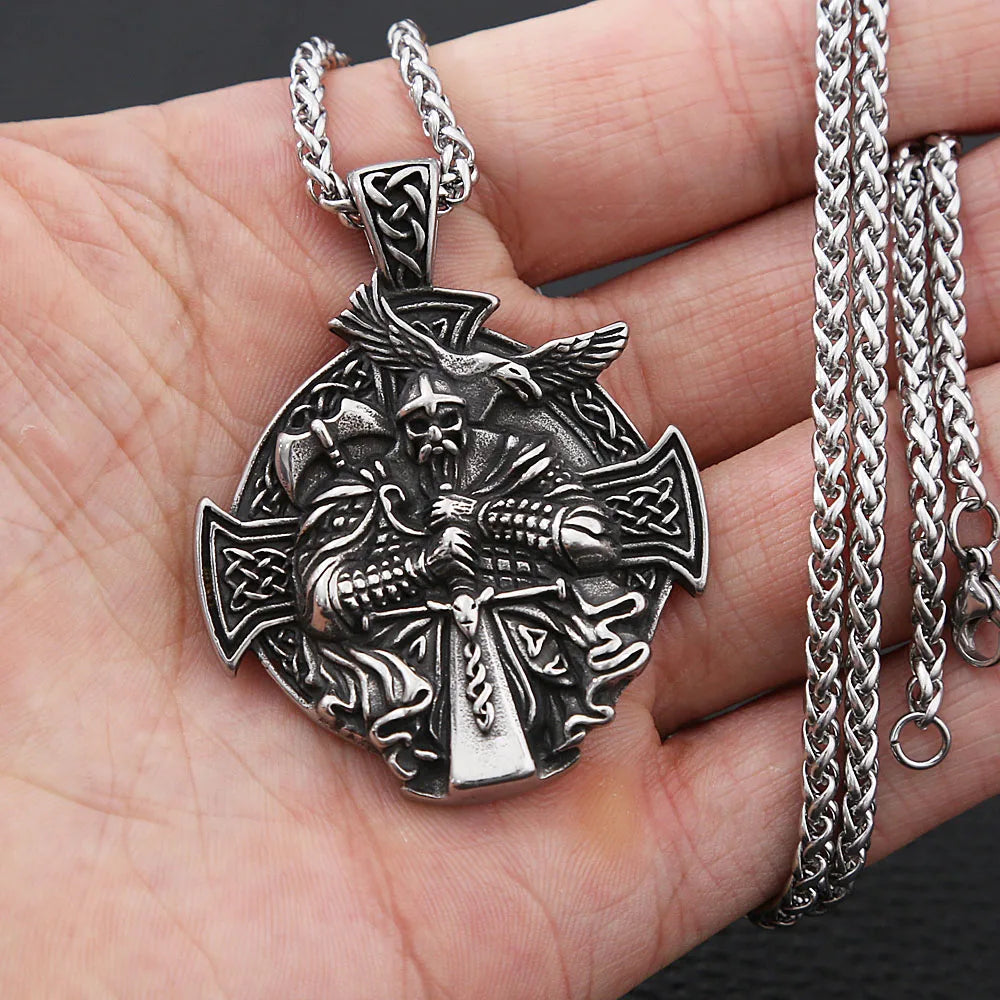 Odin Viking Warrior Necklace