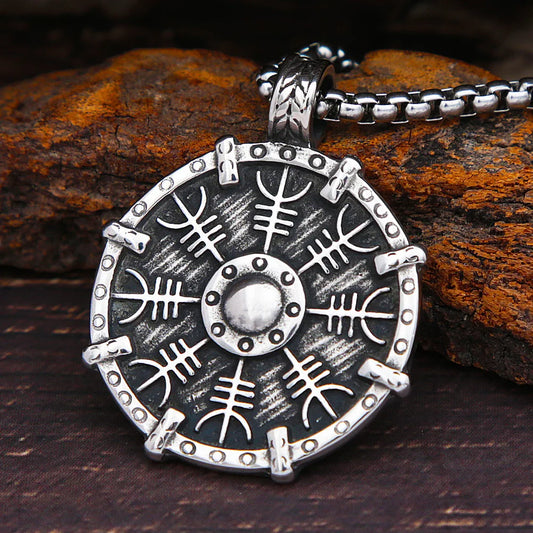 Helm of Awe Viking Necklace