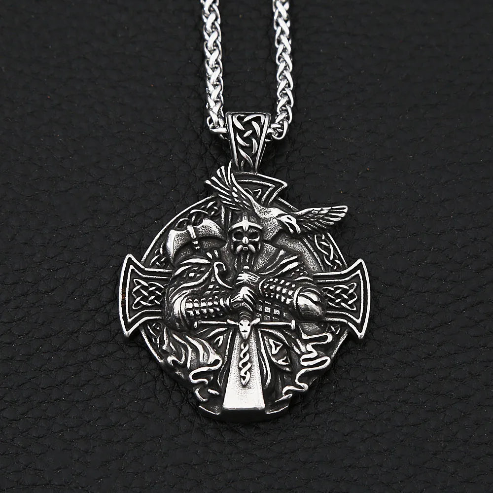 Odin Viking Warrior Necklace