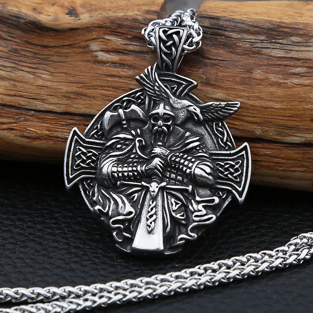 Odin Viking Warrior Necklace