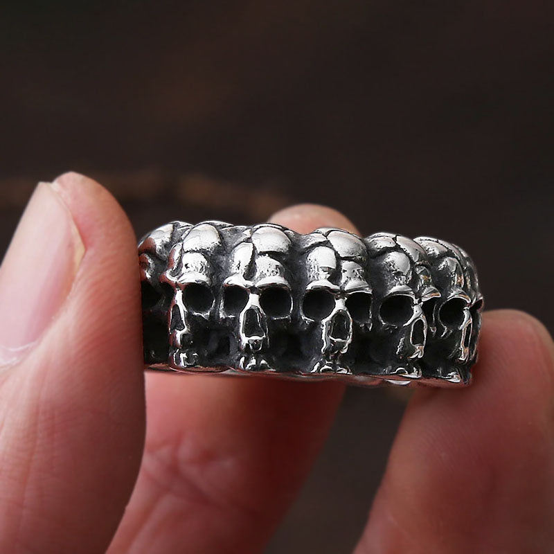 Skull Encompass Heavy Skull Ring